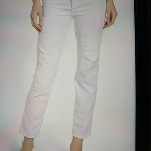 McGuire white demin kaia distressed jeans
